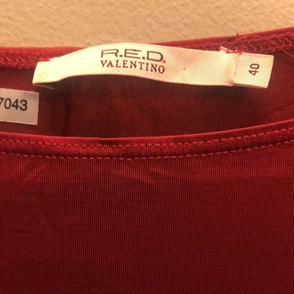 Red Valentino red ruched shirt - Picture 2 of 6